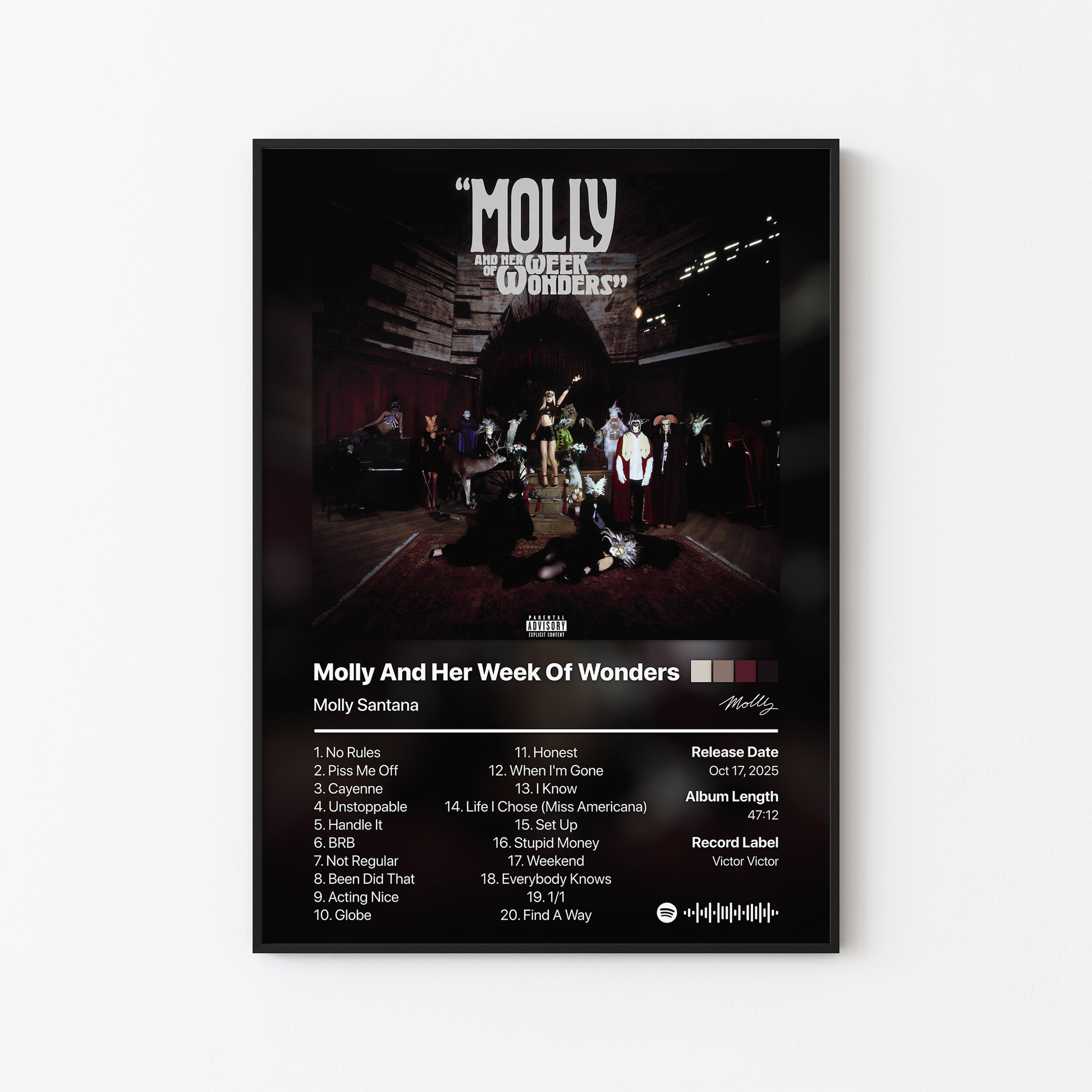 Molly Santana Molly And Her Week Of Wonders (Deluxe) Album Poster