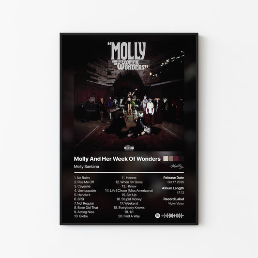 Molly Santana Molly And Her Week Of Wonders (Deluxe) Album Poster