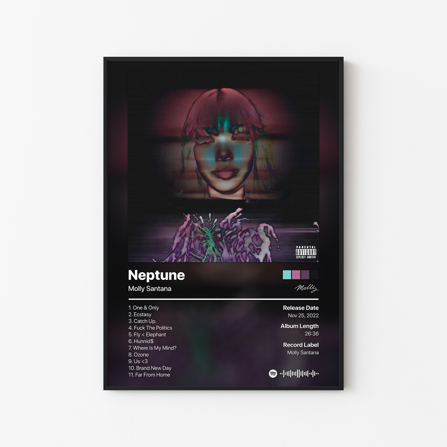 Molly Santana Neptune Album Poster