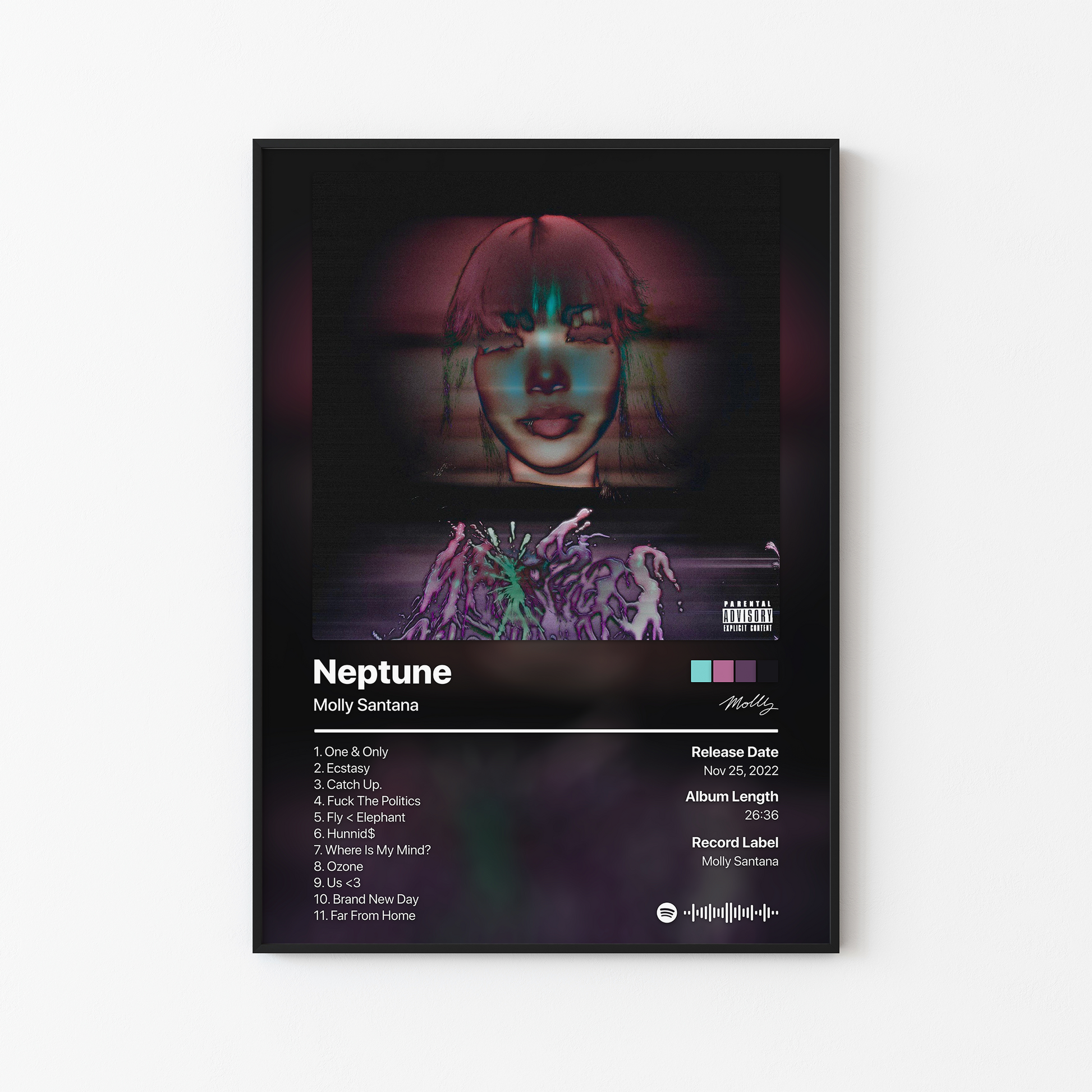 Molly Santana Neptune Album Poster