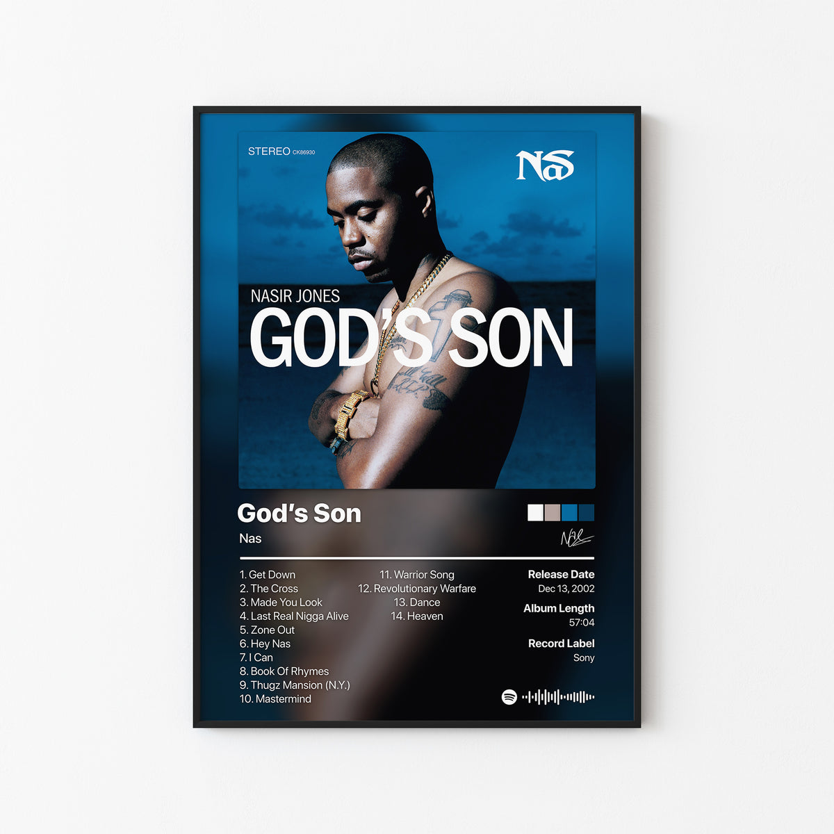 Nas God's Son Album Poster