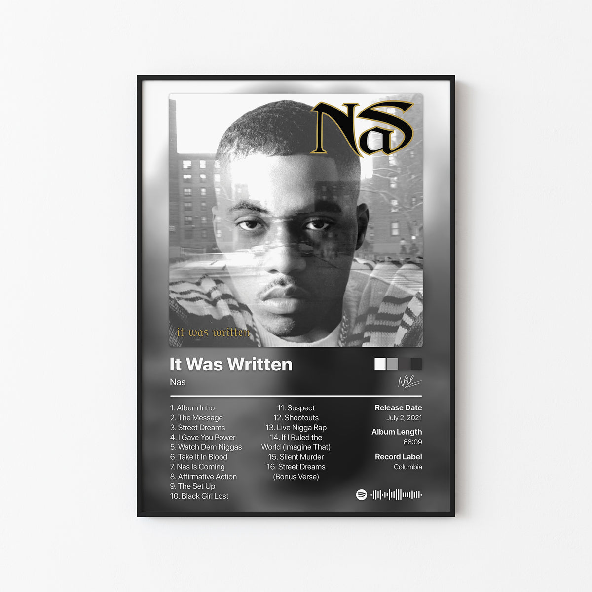 Nas It Was Written (Expanded Edition) Album Poster