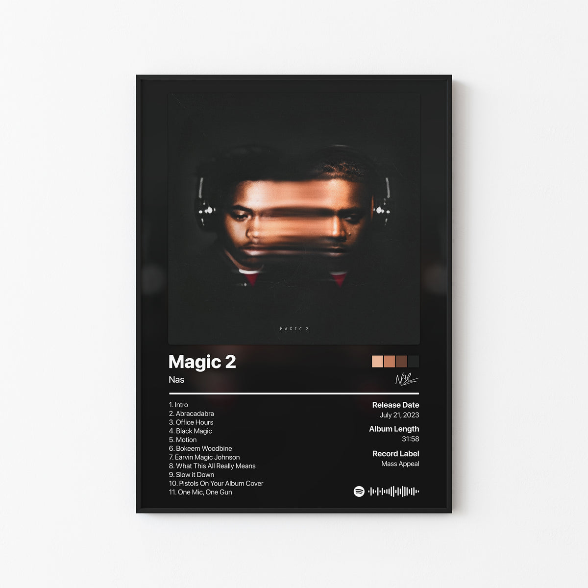 Nas Magic 2 Album Poster
