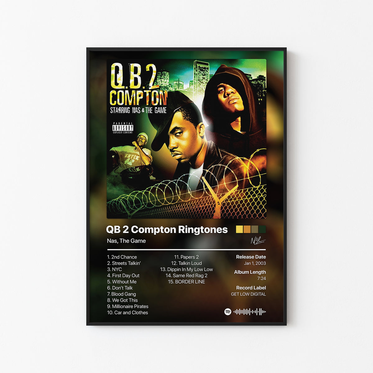 Nas QB 2 Compton Ringtones Album Poster