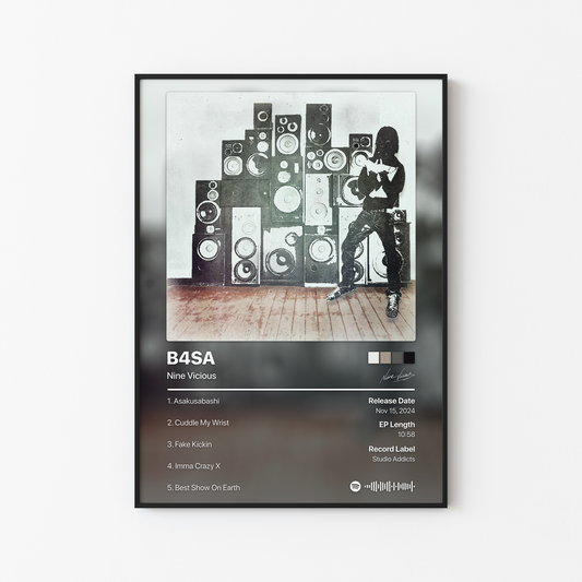 Nine Vicious B4SA Album Poster