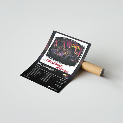 Nirvana MTV Unplugged In New York Album Poster
