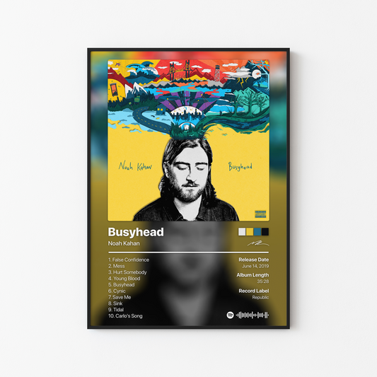Noah Kahan Busyhead Album Poster