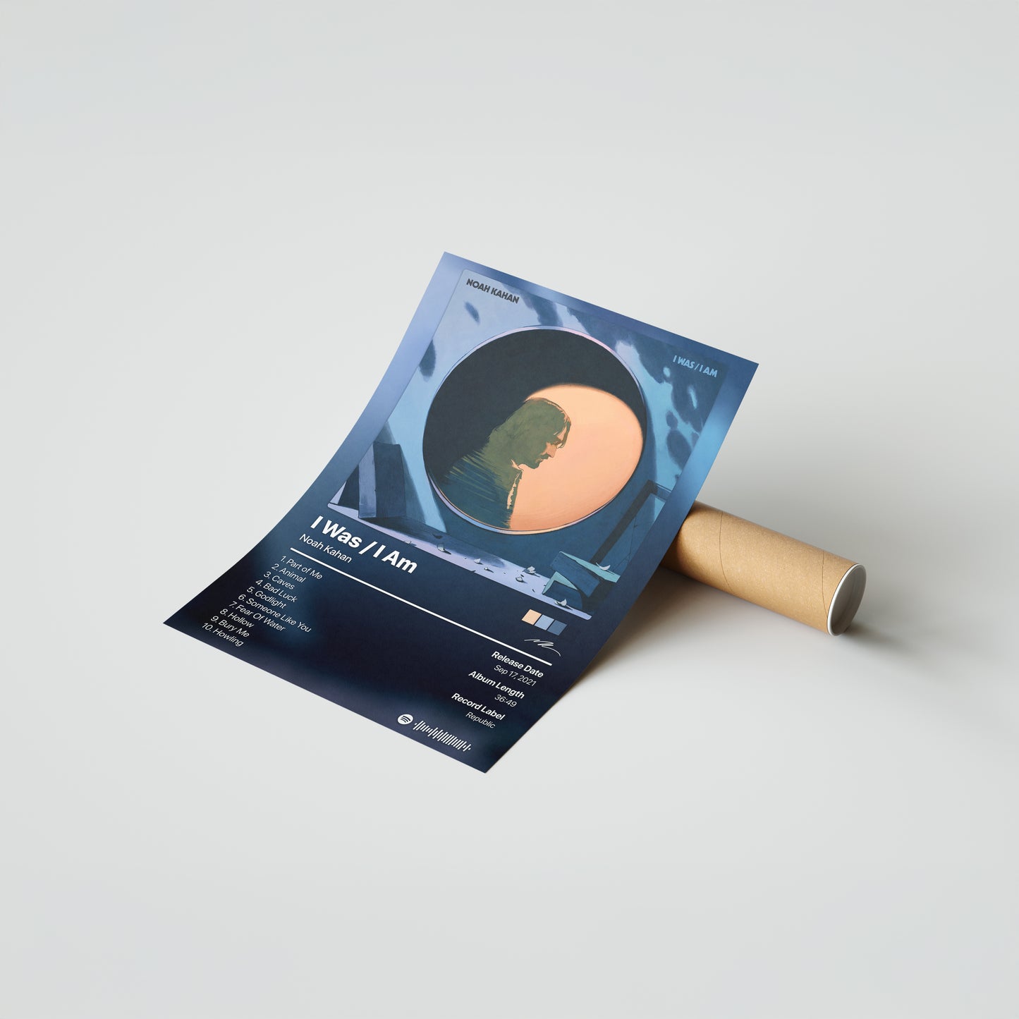 Noah Kahan I Was / I Am Album Poster