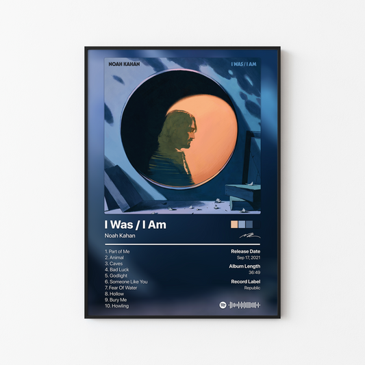 Noah Kahan I Was / I Am Album Poster