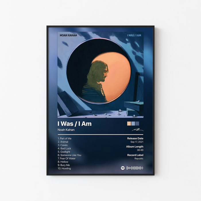 Noah Kahan I Was / I Am Album Poster
