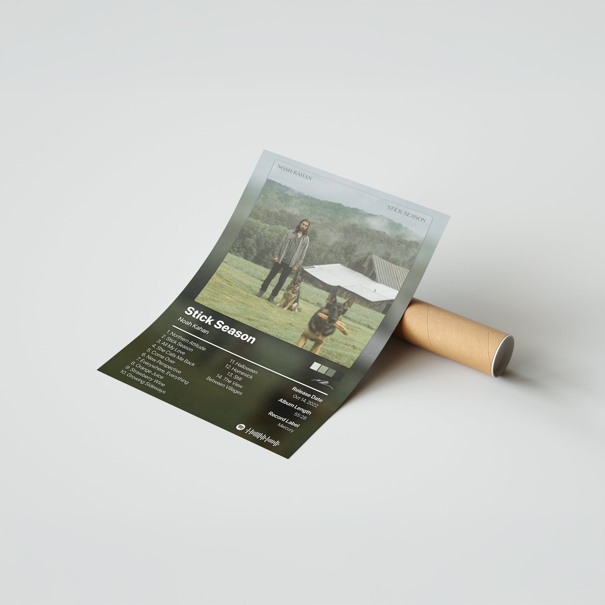Noah Kahan Stick Season Album Poster