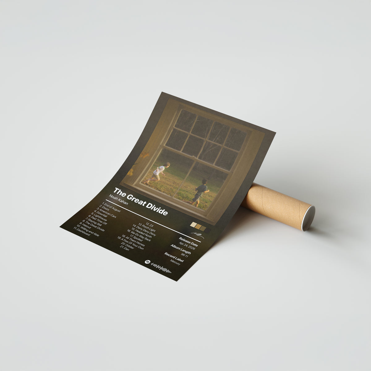 Noah Kahan The Great Divide: The Last Of The Bugs Album Poster