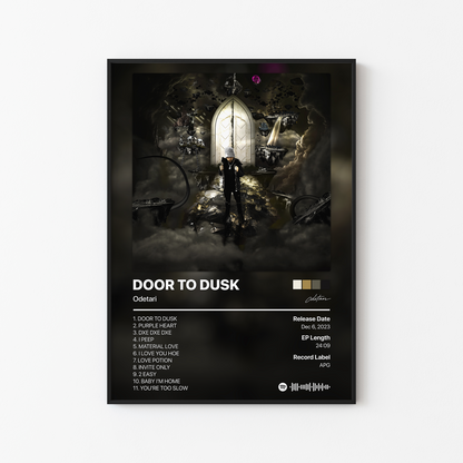 Odetari DOOR TO DUSK Album Poster