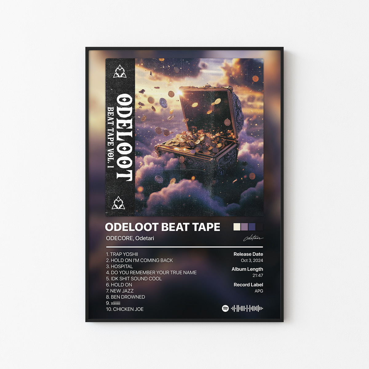 Odetari ODELOOT BEAT TAPE (VOL. 1) Album Poster