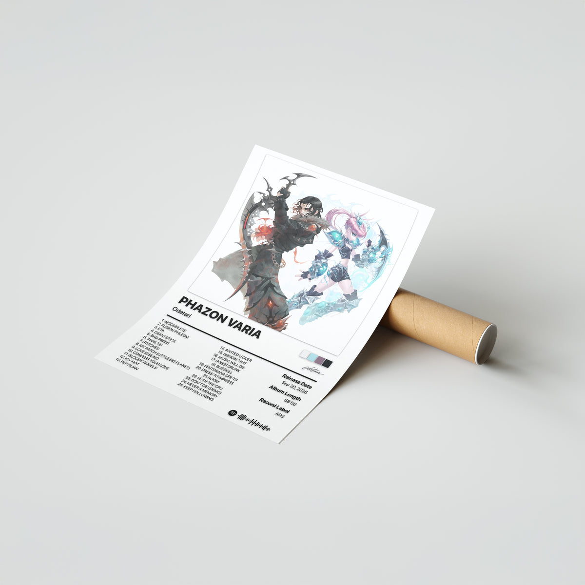 Odetari PHAZON VARIA Album Poster