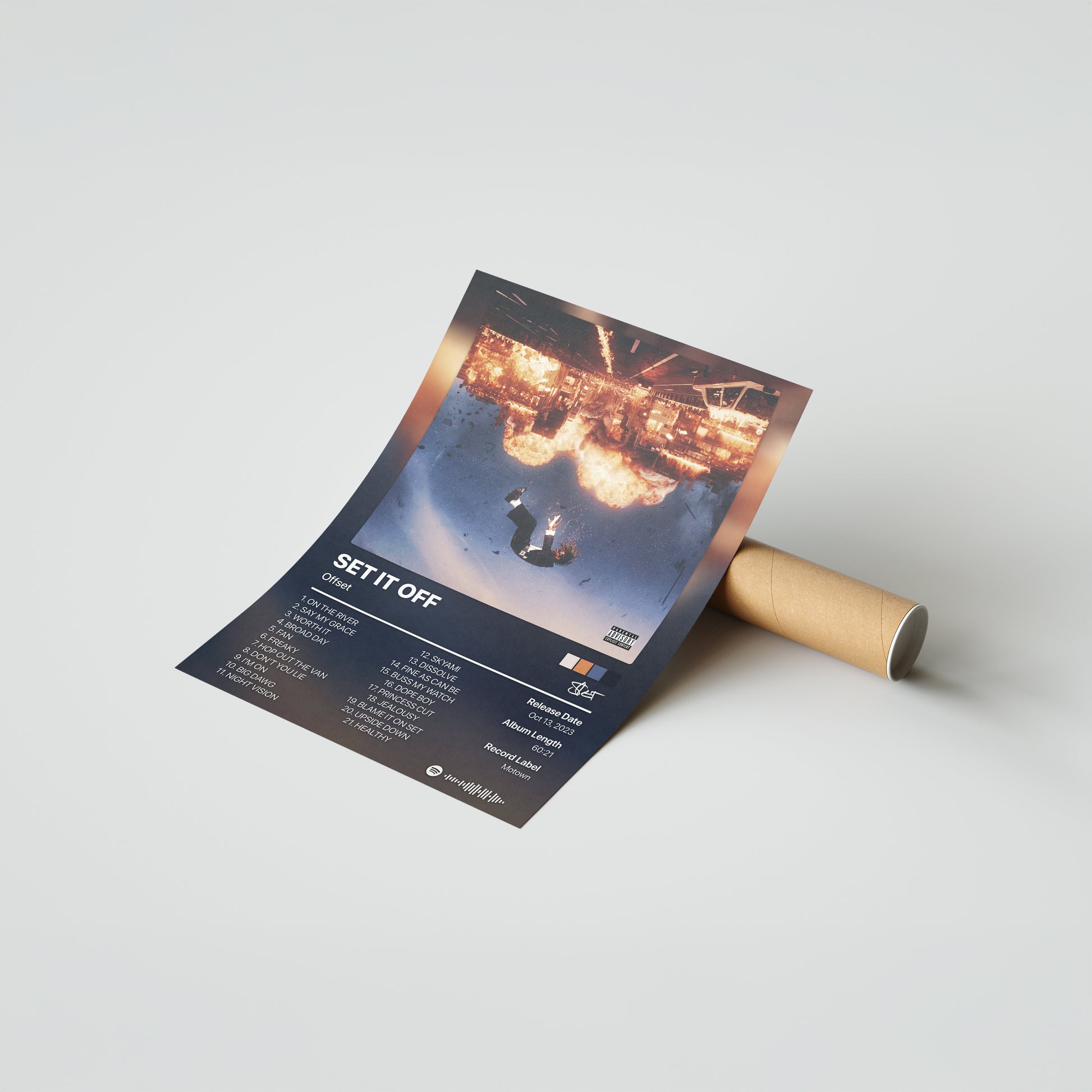 Offset SET IT OFF Album Poster