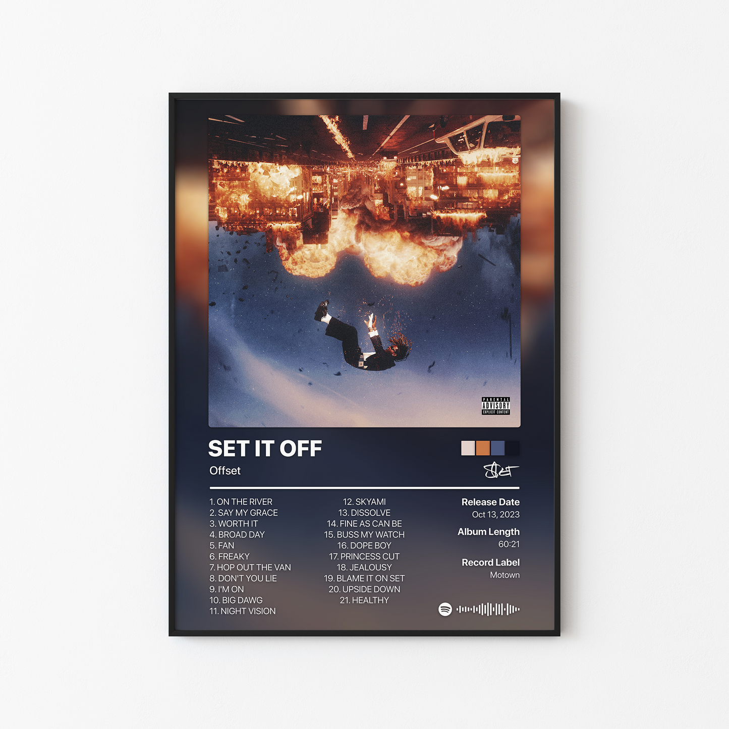 Offset SET IT OFF Album Poster