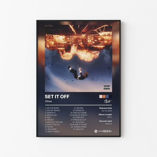 Offset SET IT OFF Album Poster
