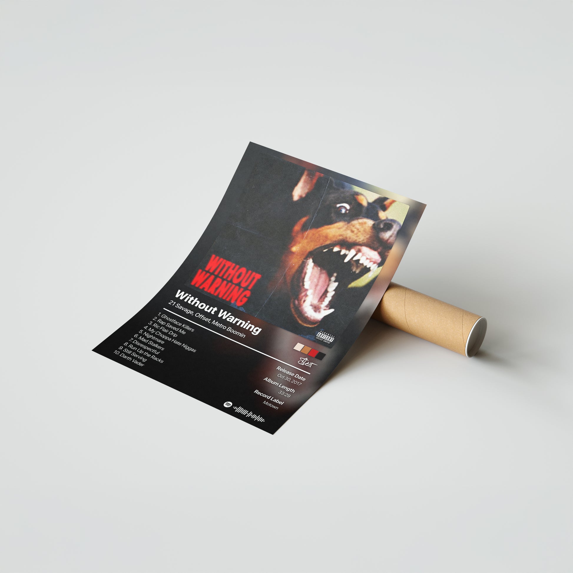 Offset Without Warning Album Poster