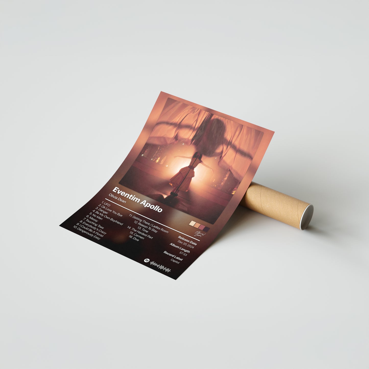 Olivia Dean Live At Eventim Apollo Album Poster