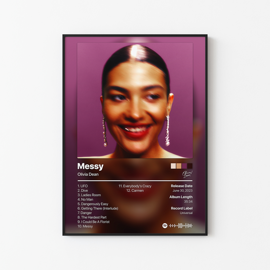 Olivia Dean Messy Album Poster