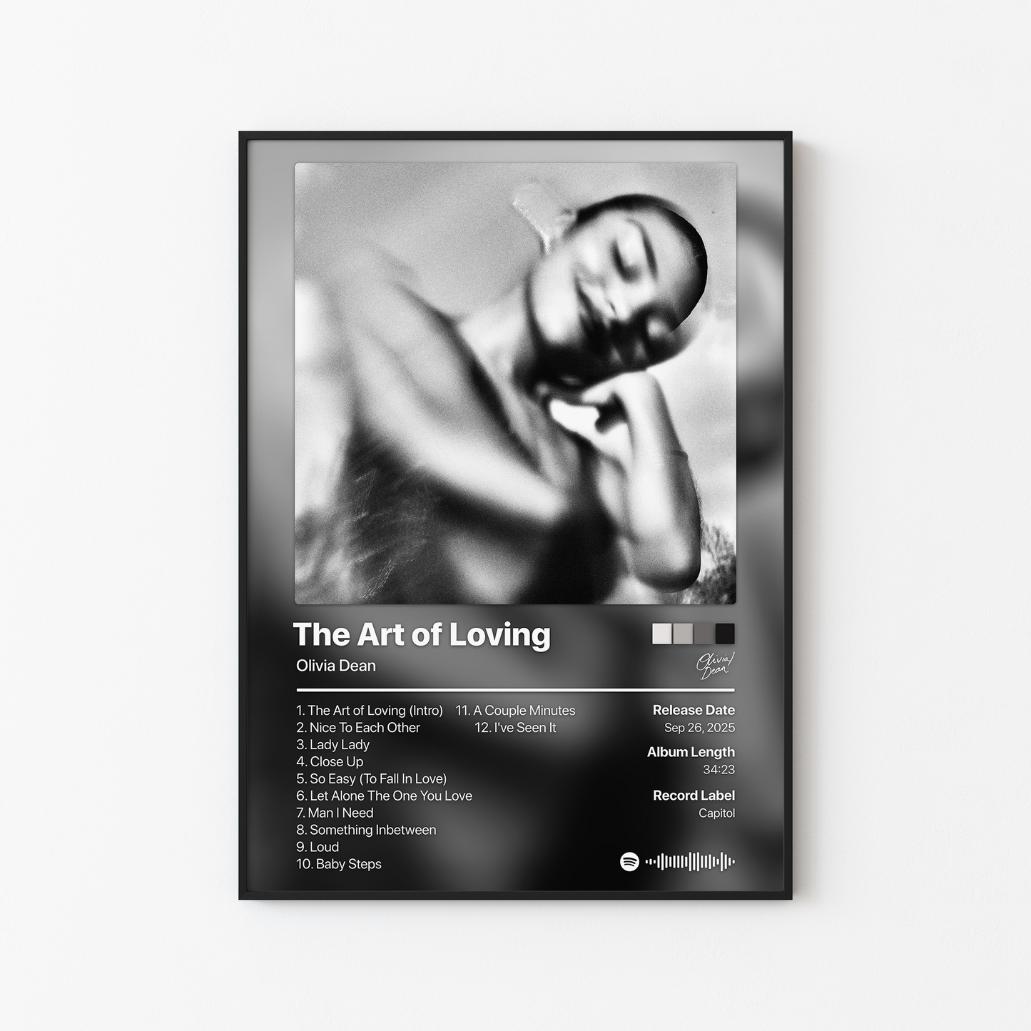 Olivia Dean The Art of Loving Album Poster