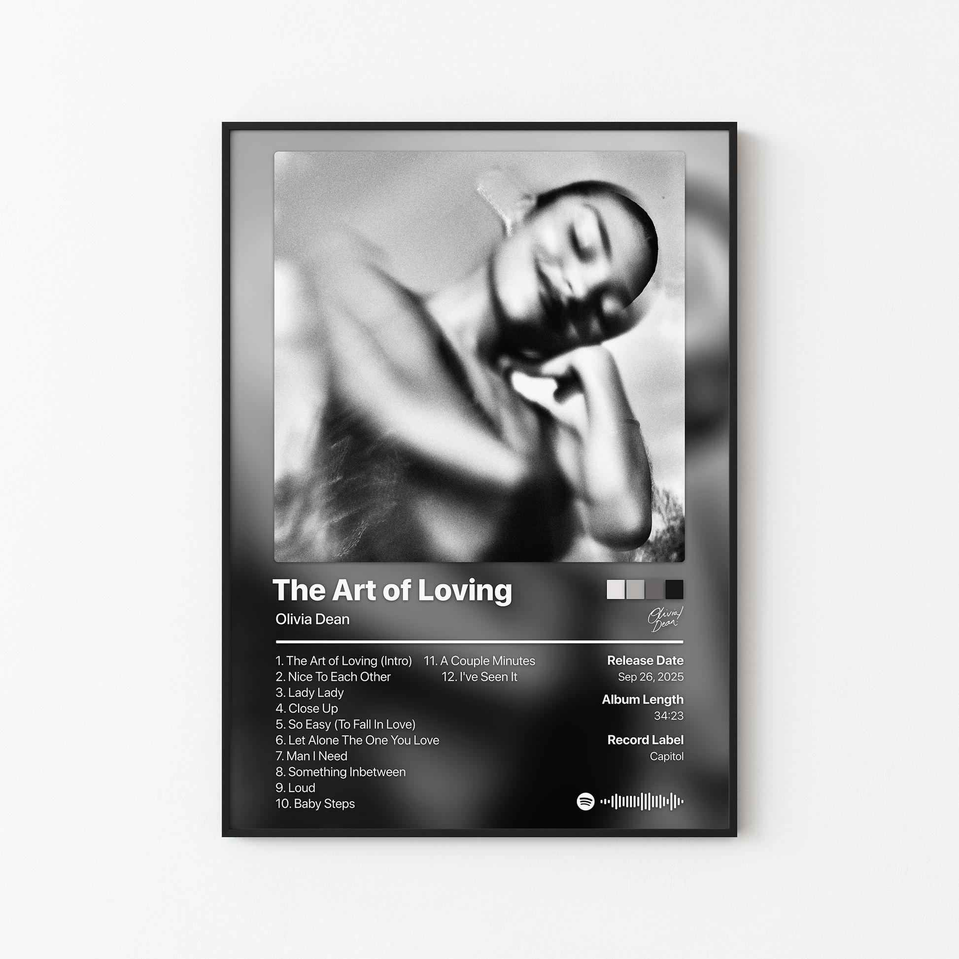 Olivia Dean The Art of Loving Album Poster