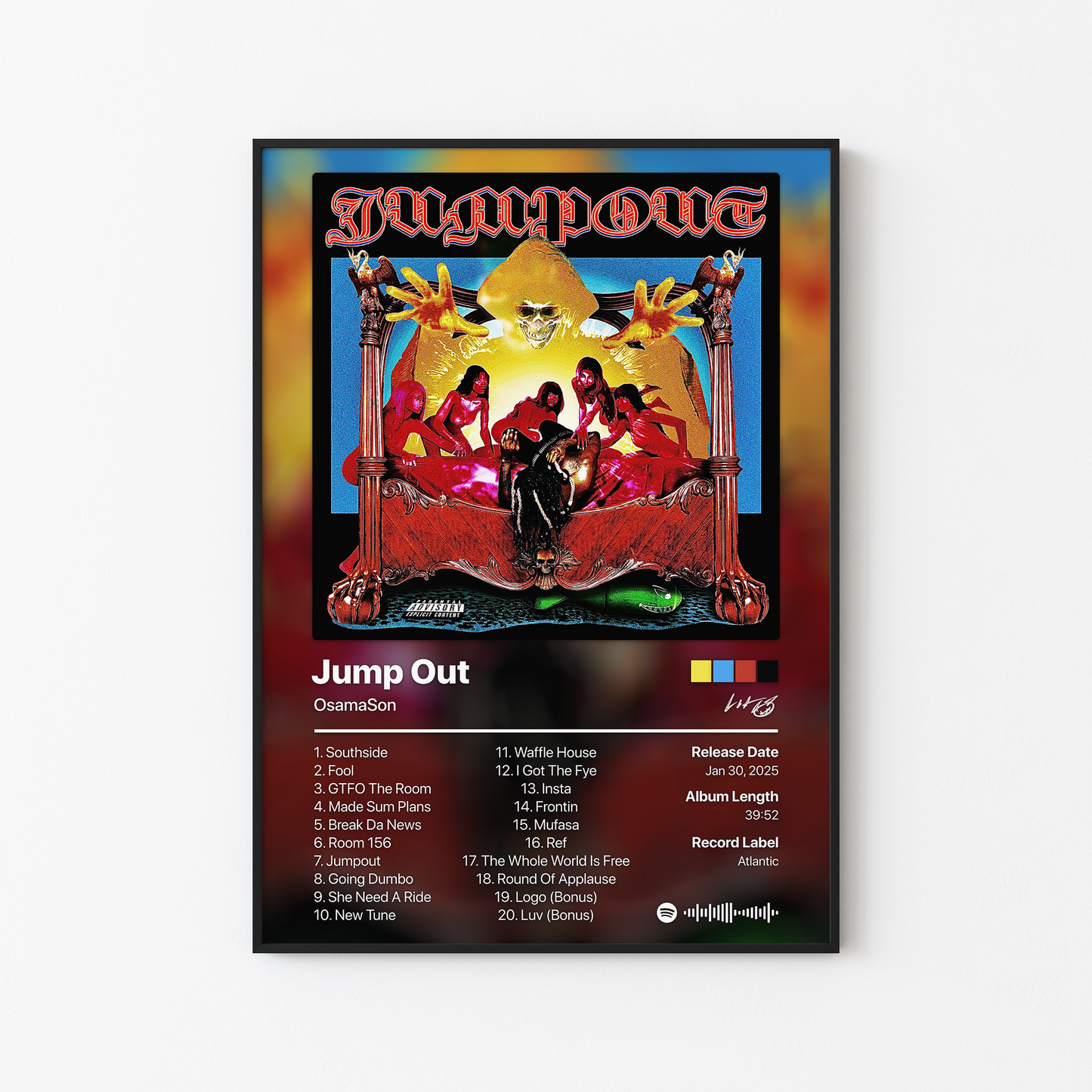 OsamaSon Jump Out Album Poster