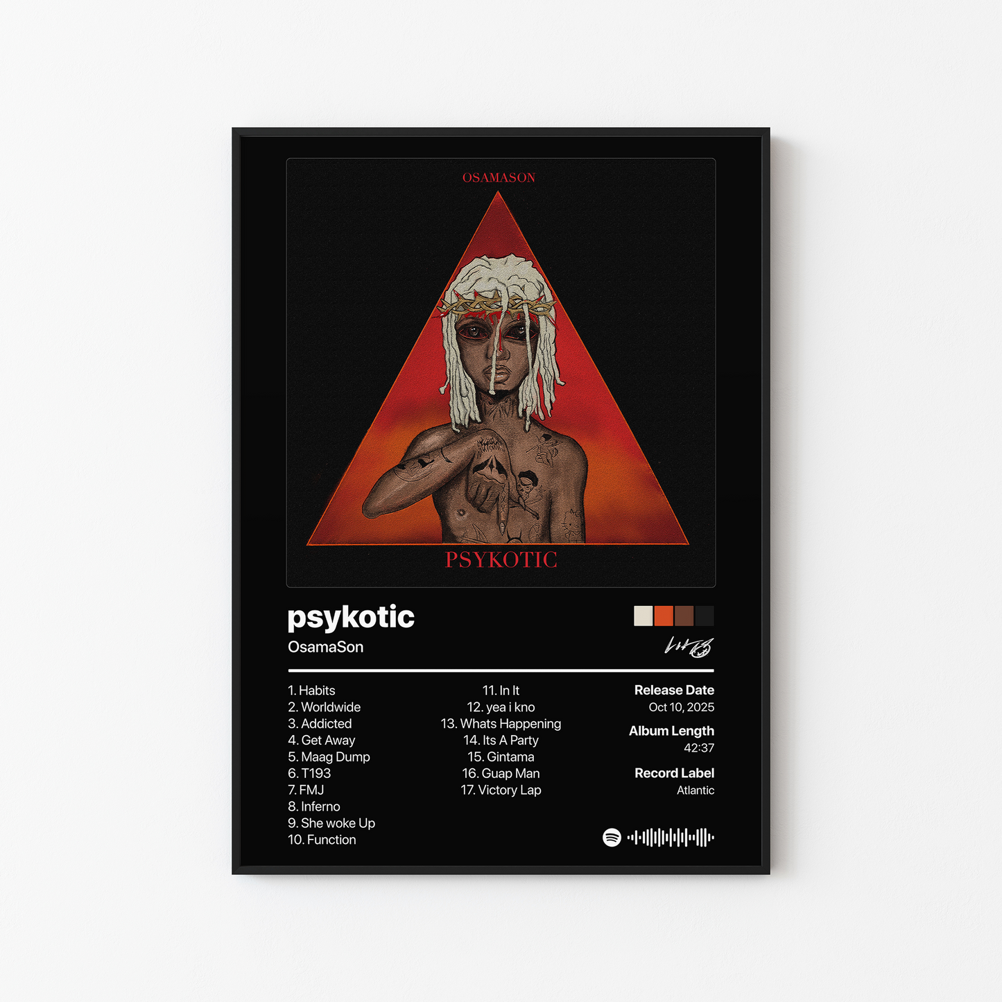OsamaSon psykotic Album Poster