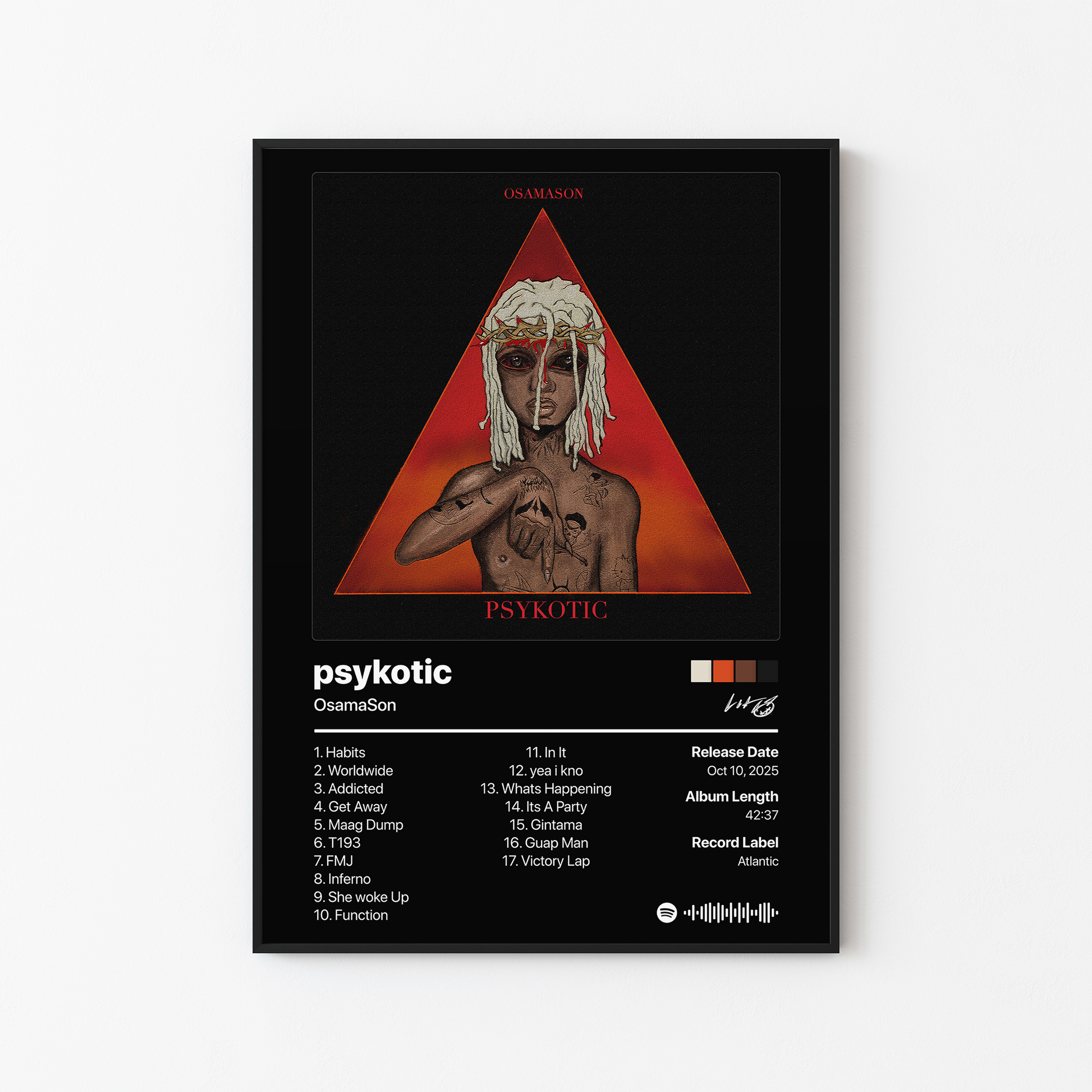 OsamaSon psykotic Album Poster