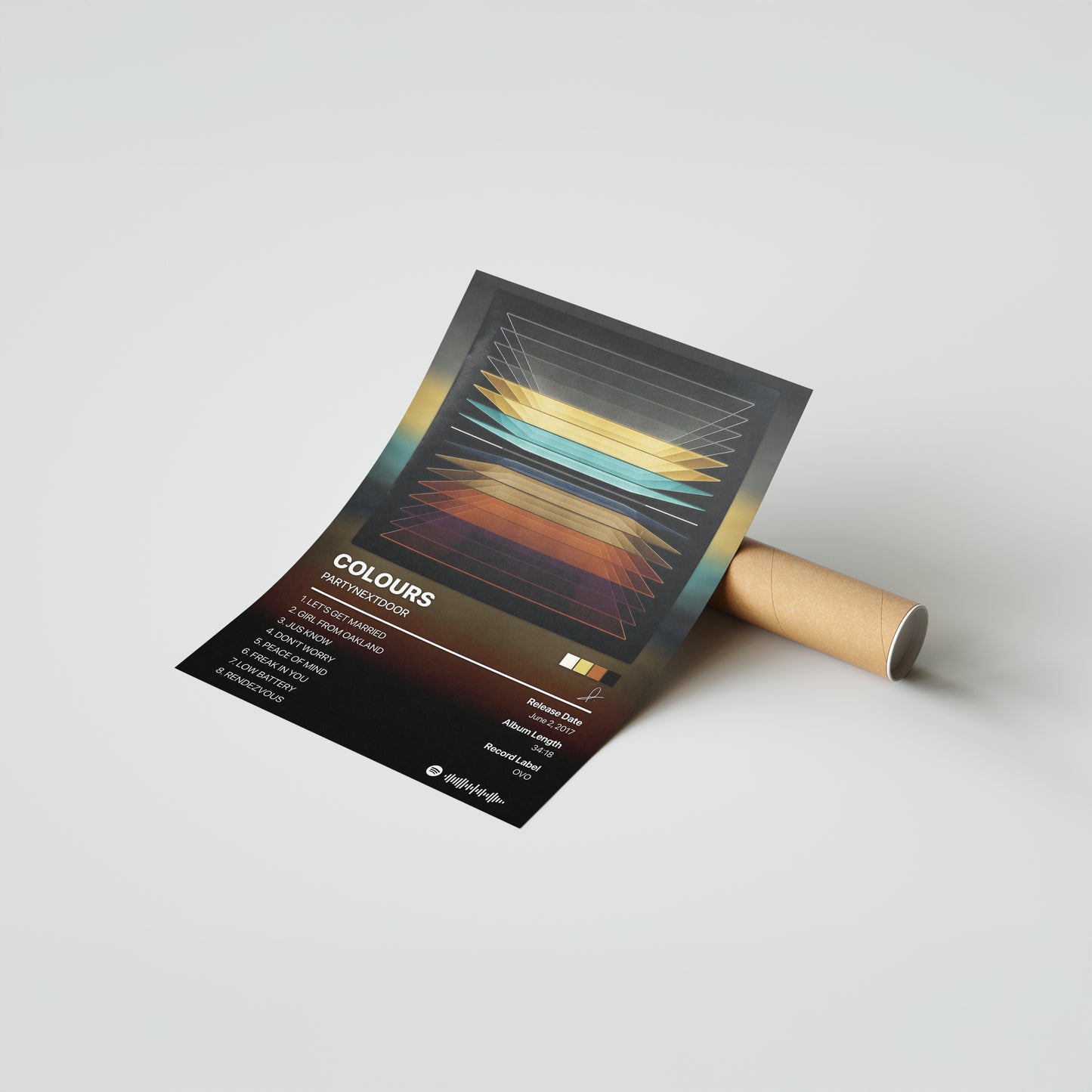 PARTYNEXTDOOR COLOURS Album Poster