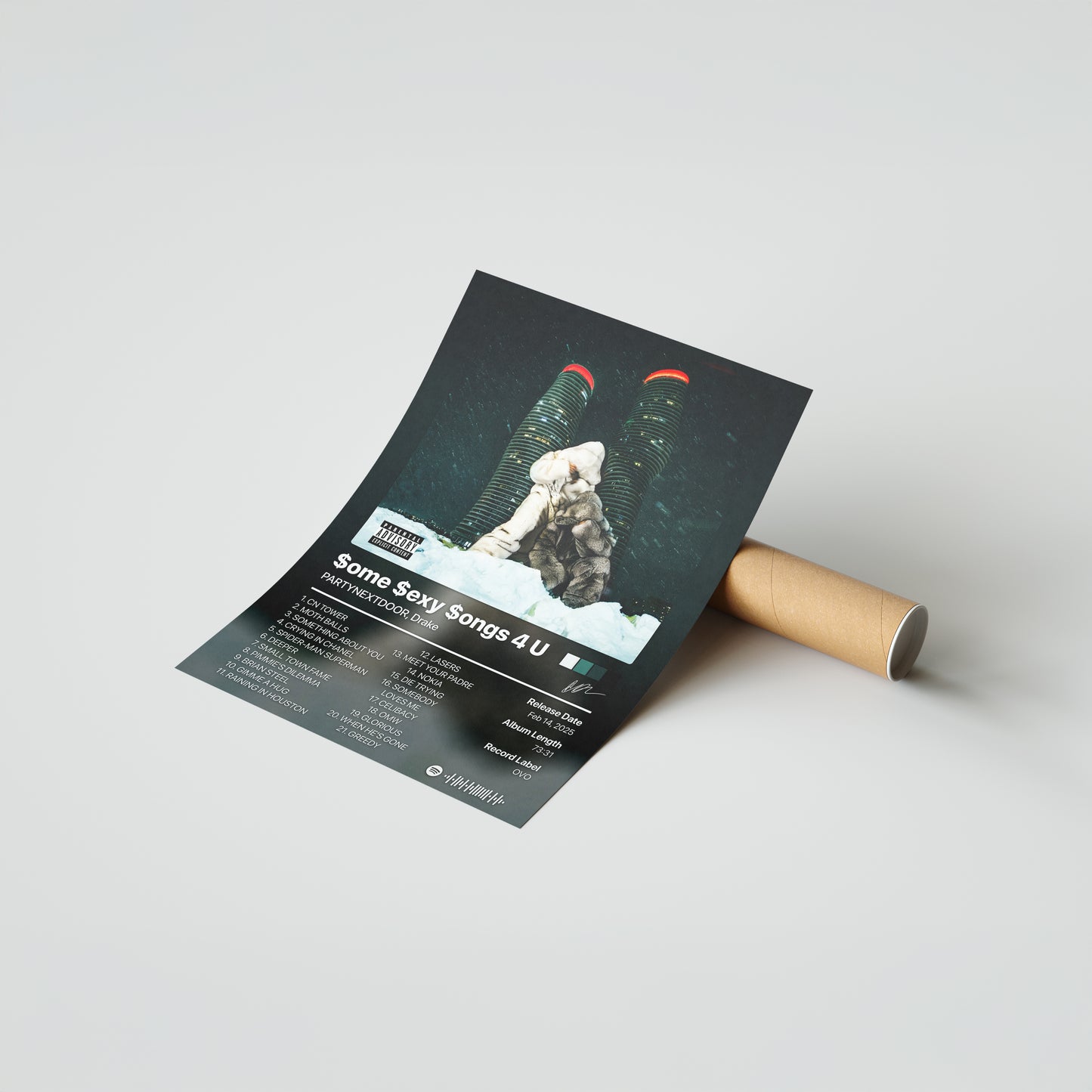 Drake Some Sexy Songs 4 U Album Poster