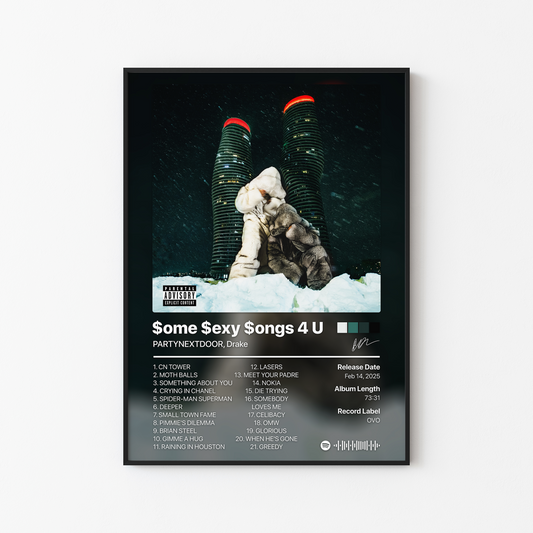 Drake Some Sexy Songs 4 U Album Poster