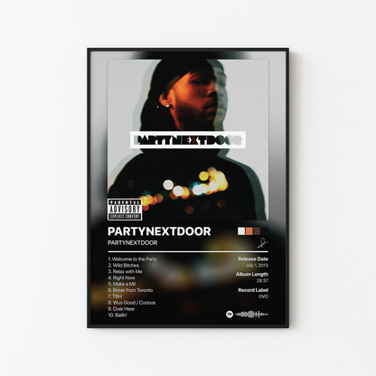 PARTYNEXTDOOR PARTYNEXTDOOR Album Poster