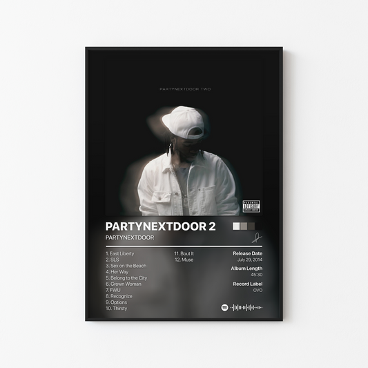 PARTYNEXTDOOR PARTYNEXTDOOR TWO Album Poster