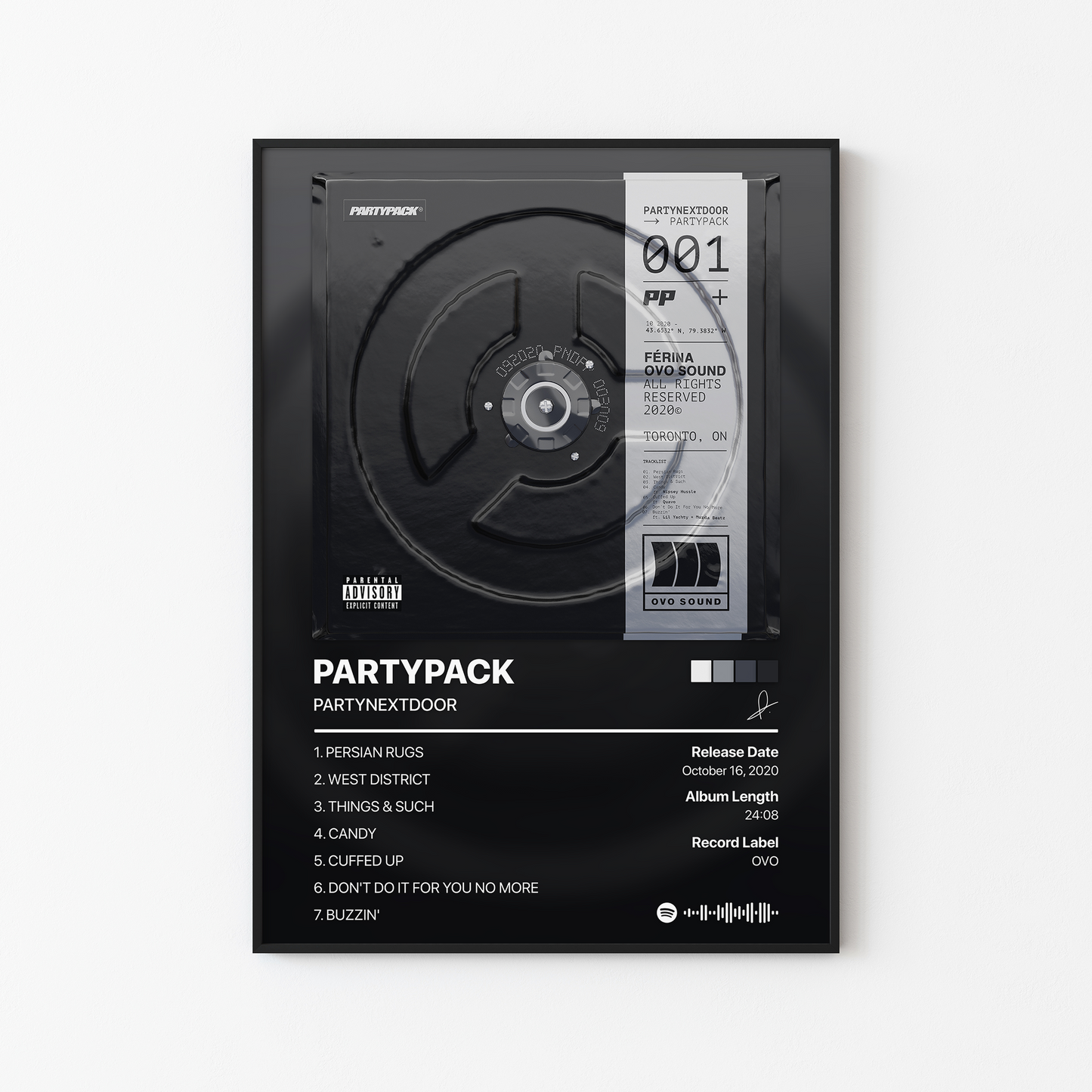 PARTYNEXTDOOR PARTYPACK Album Poster