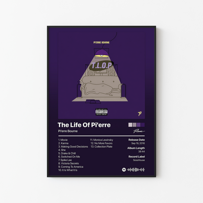 Pi'erre Bourne The Life Of Pi'erre Album Poster