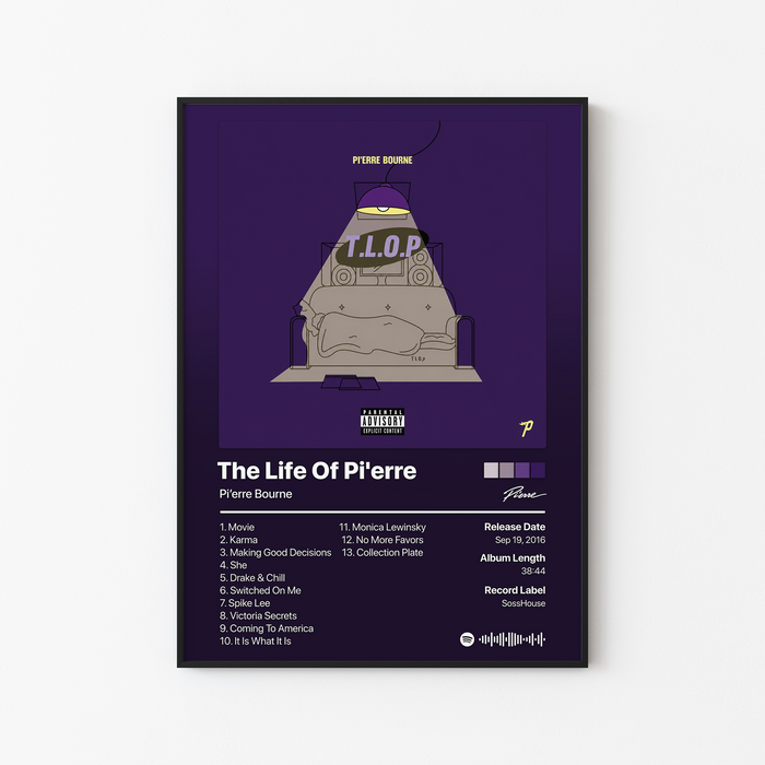 Pi'erre Bourne The Life Of Pi'erre Album Poster