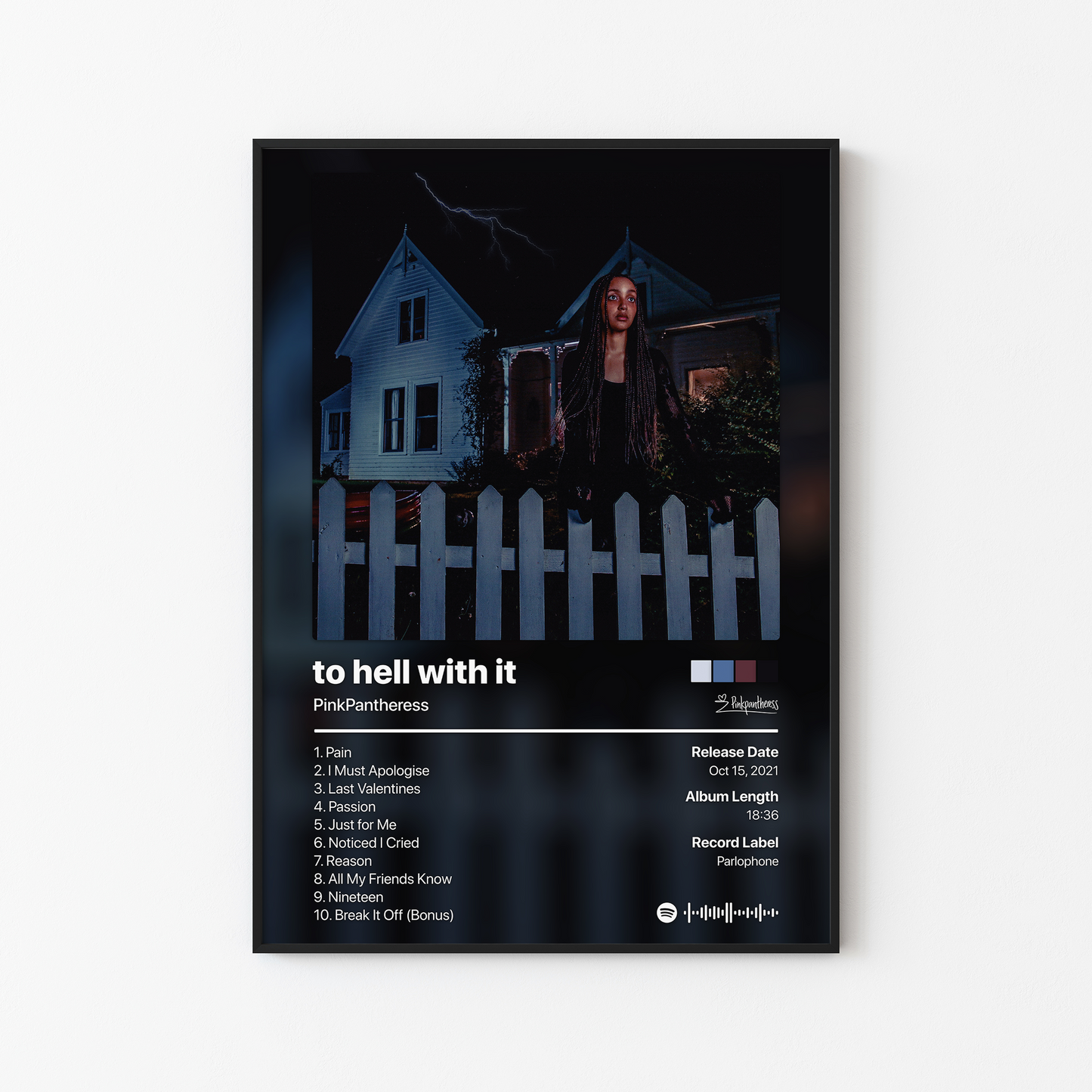 PinkPantheress to hell with it Album Poster