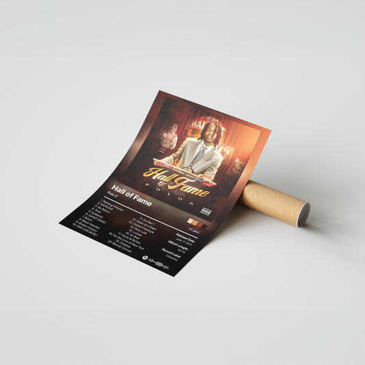 Polo G Hall of Fame Album Poster