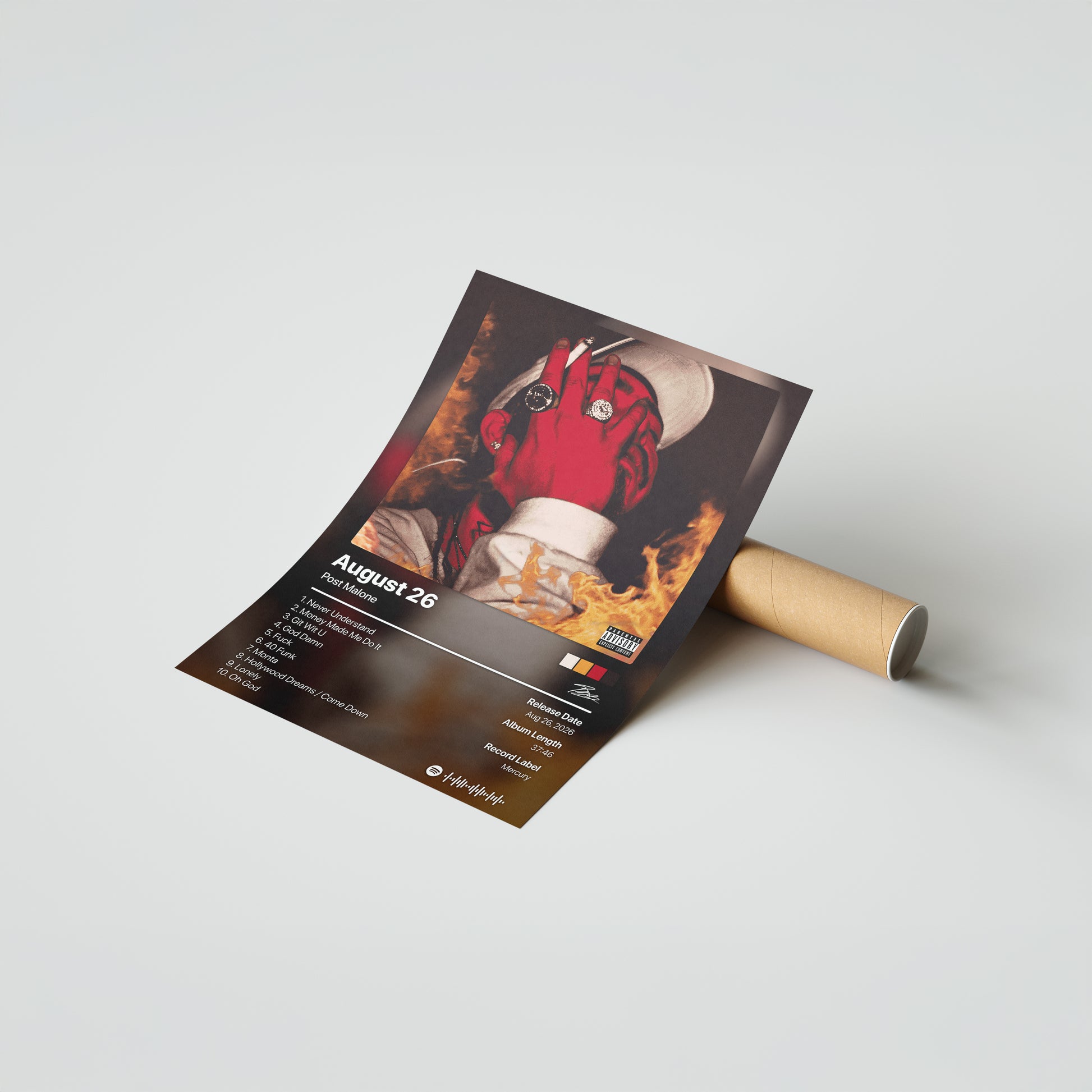 Post Malone August 26 Album Poster