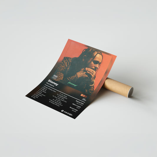 Post Malone Stoney Album Poster