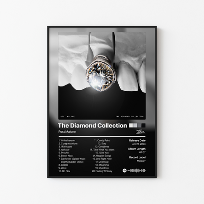 Post Malone The Diamond Collection (Deluxe) Album Poster