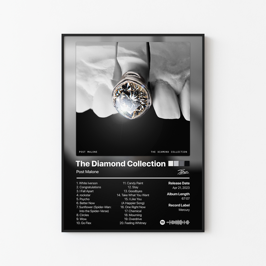 Post Malone The Diamond Collection (Deluxe) Album Poster