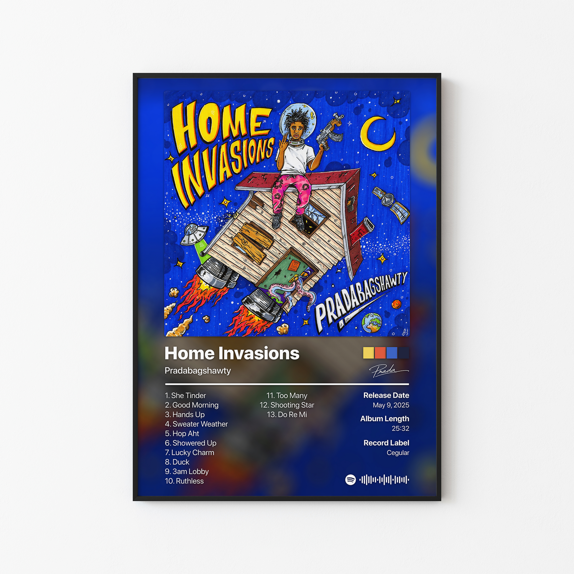 Pradabagshawty Home Invasions Album Poster