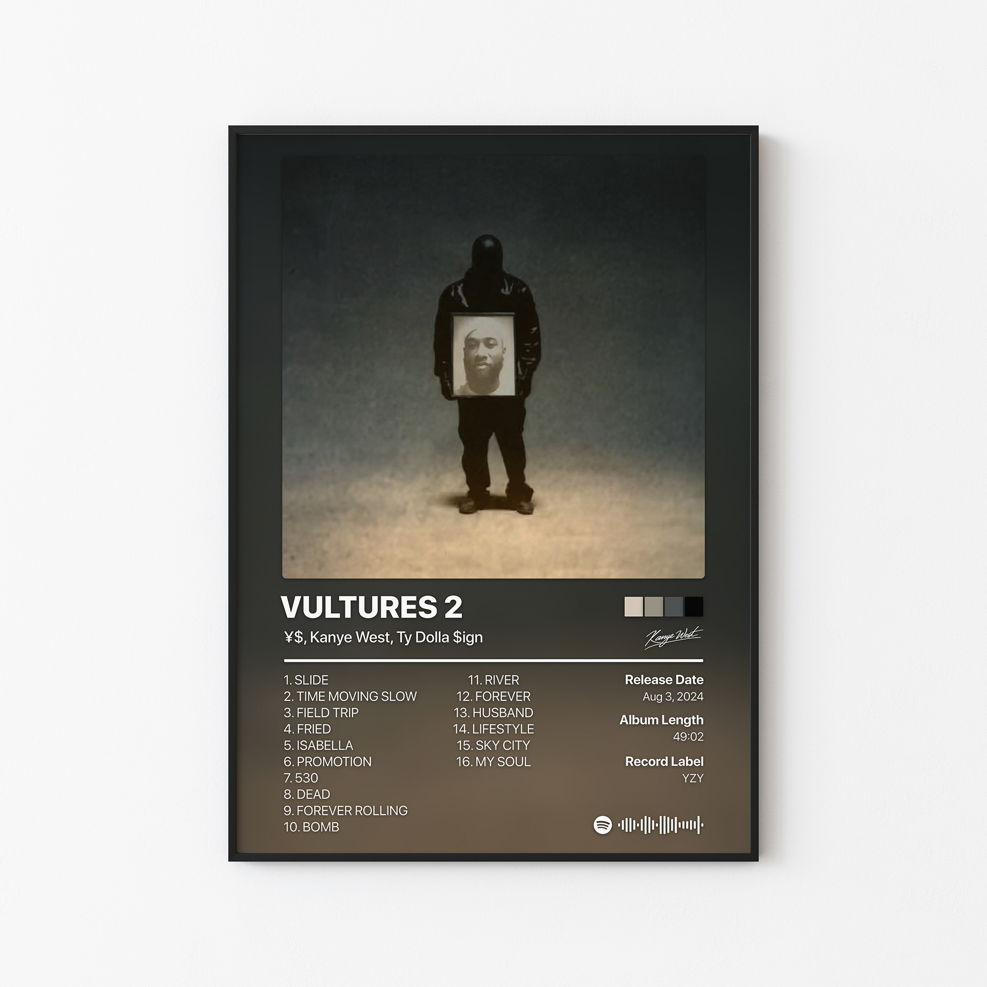 Kanye West VULTURES 2 Album Poster