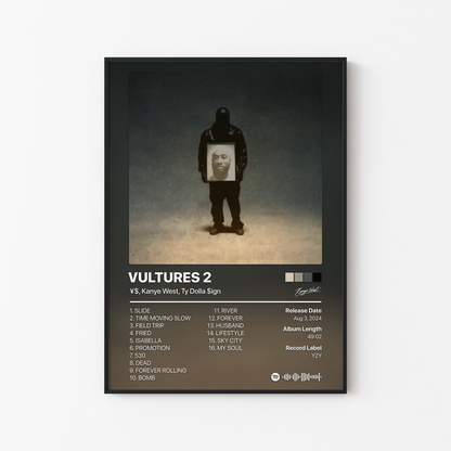 Kanye West VULTURES 2 Album Poster