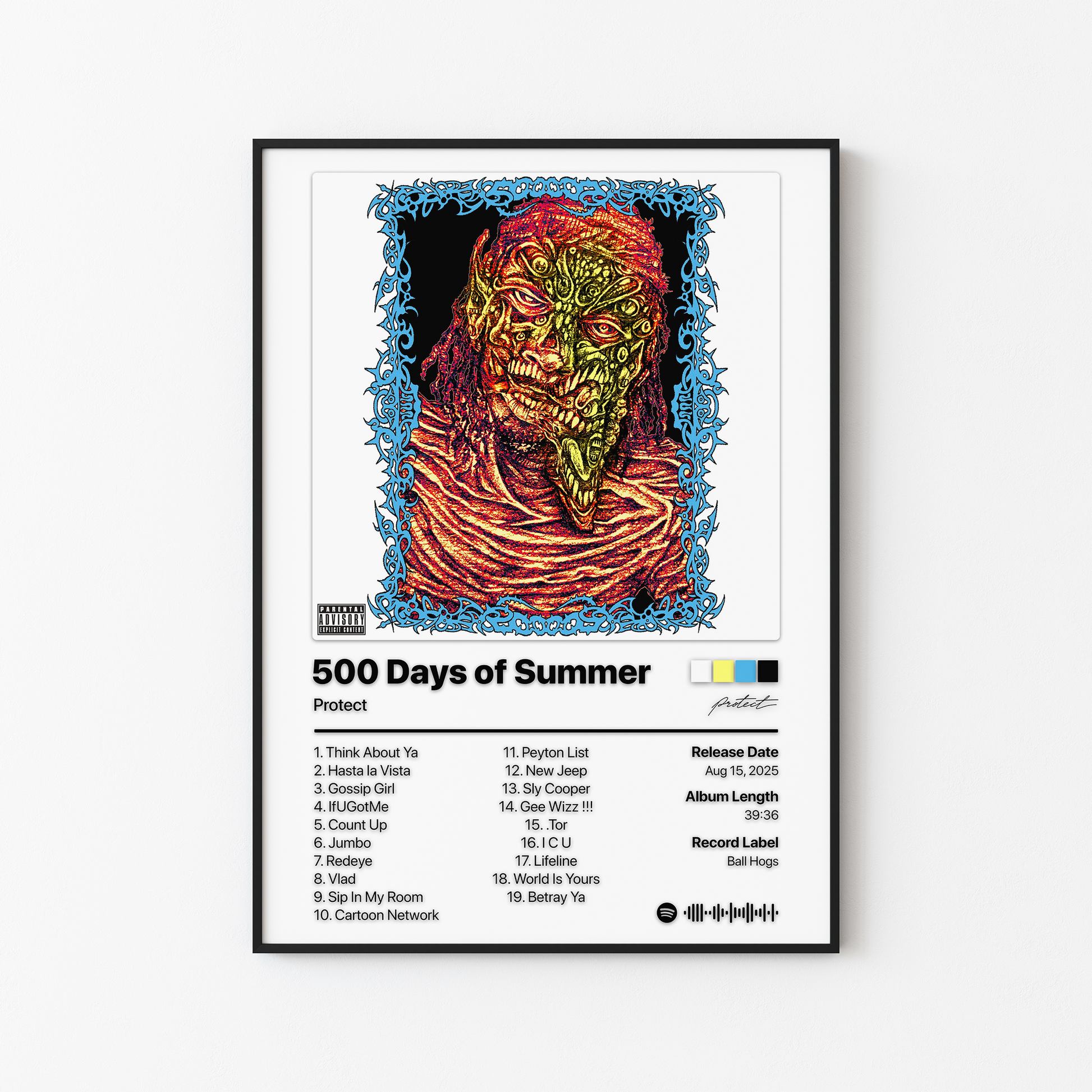 Protect 500 Days of Summer Album Poster