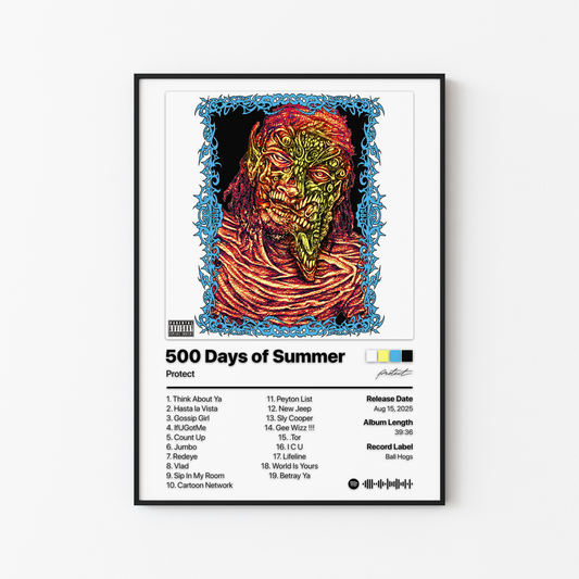 Protect 500 Days of Summer Album Poster