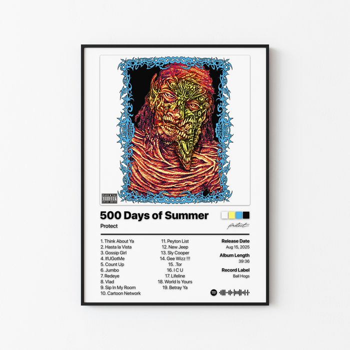 Protect 500 Days of Summer Album Poster